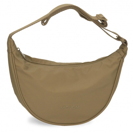 Crossbody kabelka Movom Newark béžová polmesiac 32 x 17 x 9 cm