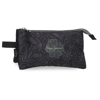Školský peračník Pepe Jeans Eloise trojkomorový 22 x 12 x 5 cm pre dievčatá