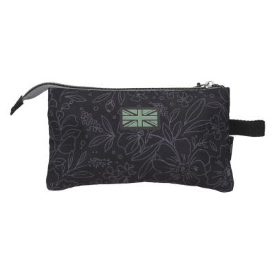 Školský peračník Pepe Jeans Eloise trojkomorový 22 x 12 x 5 cm pre dievčatá