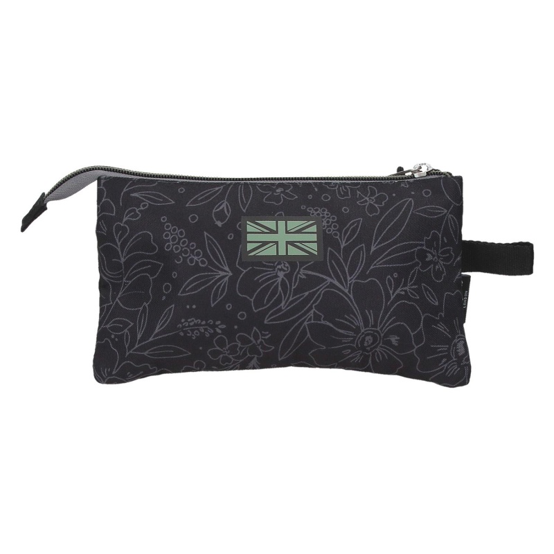 Školní penál Pepe Jeans Eloise tříkomorový 22 x 12 x 5 cm pro dívky