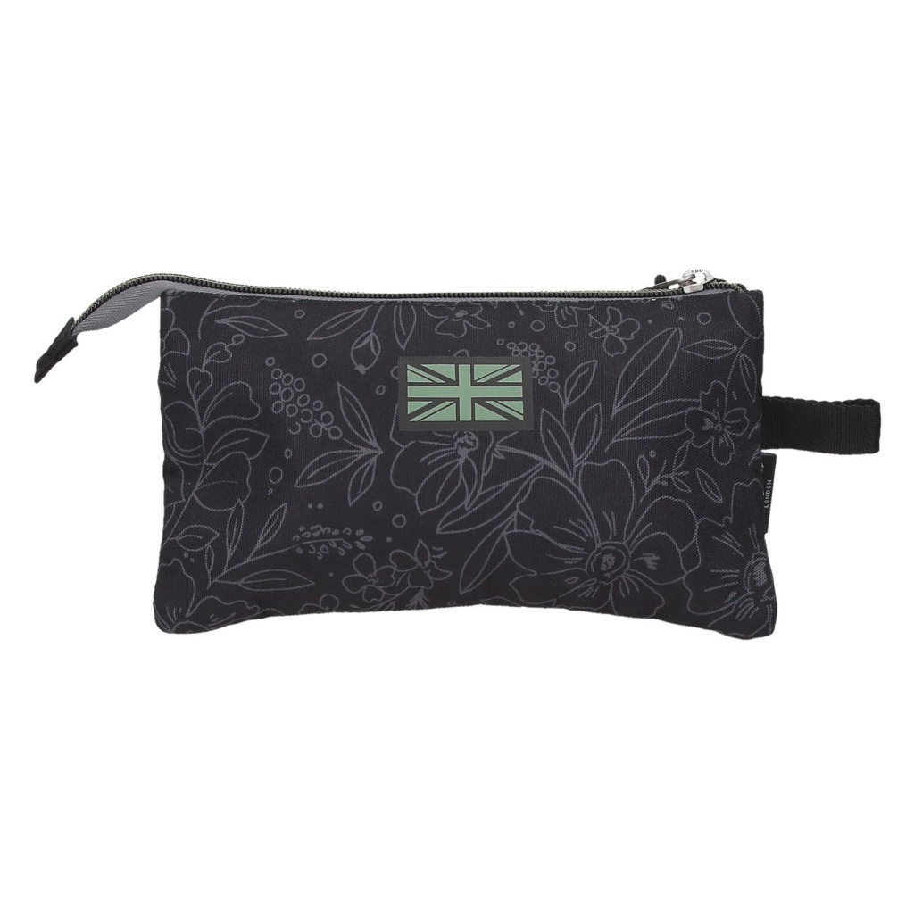 Školský peračník Pepe Jeans Eloise trojkomorový 22 x 12 x 5 cm pre dievčatá