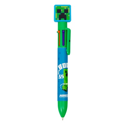 Šesťfarebné pero Minecraft s ozdobnou koncovkou