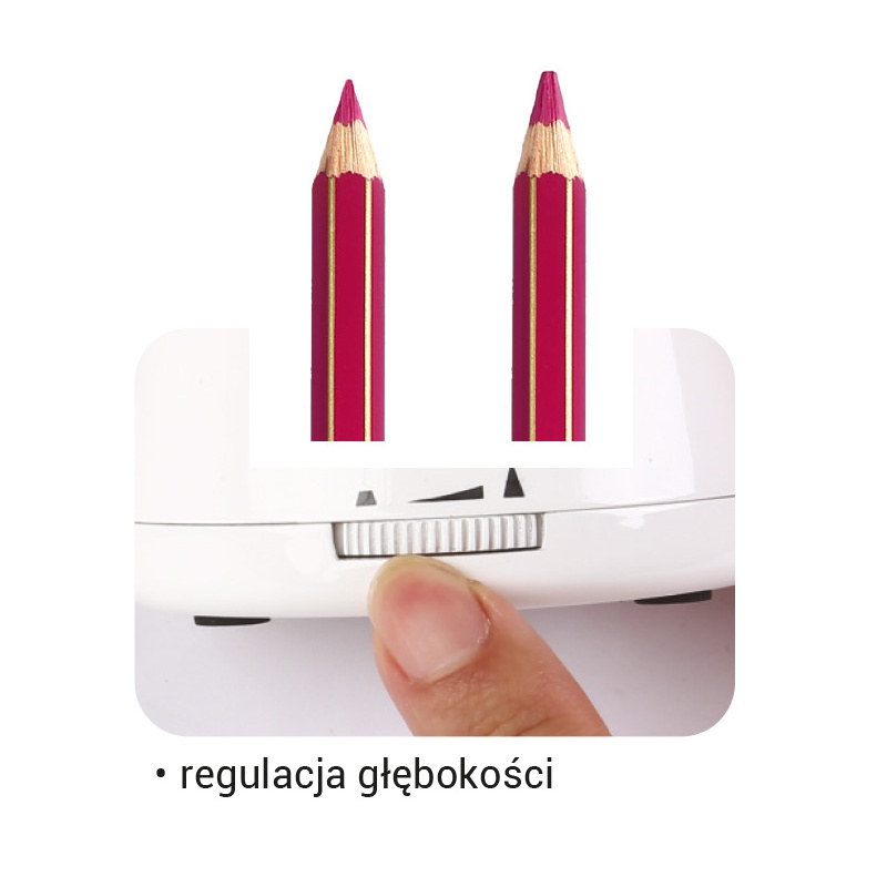Elektrické struhadlo na tužky Eagle na baterie i USB černé