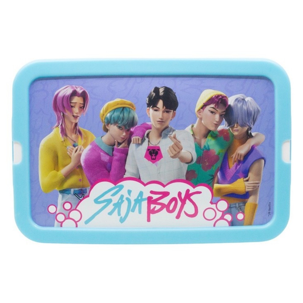 Úložný box s klipovým vekom KPop Demon Hunters s objemom 7 litrov pomôže deťom udržať v izbe poriadok po hre. Zmestia sa doň hra