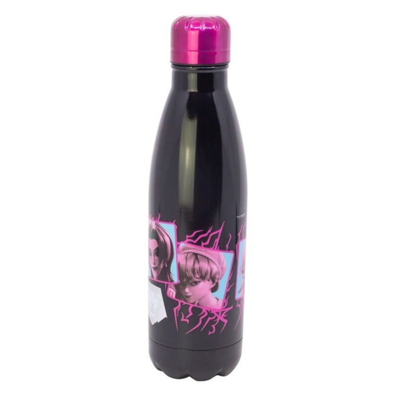 Nerezová fľaša na vodu KPop Demon Hunters 780 ml Saja Boys čierna