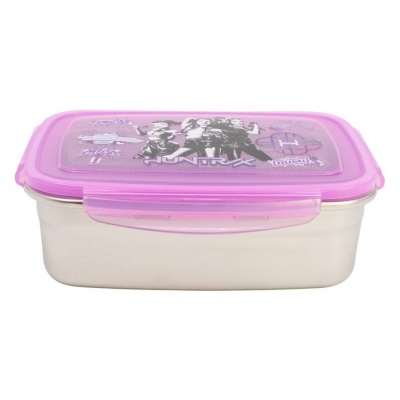 Nerezový box na desiatu KPop Demon Hunters 1090 ml hermetický