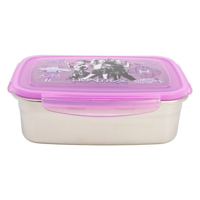 Nerezový box na desiatu KPop Demon Hunters 1090 ml hermetický