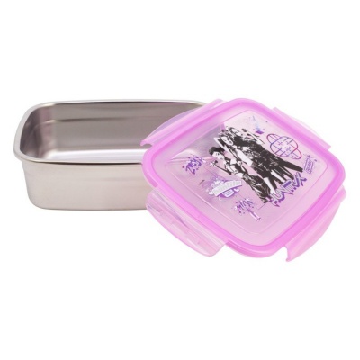 Nerezový box na desiatu KPop Demon Hunters 1090 ml hermetický