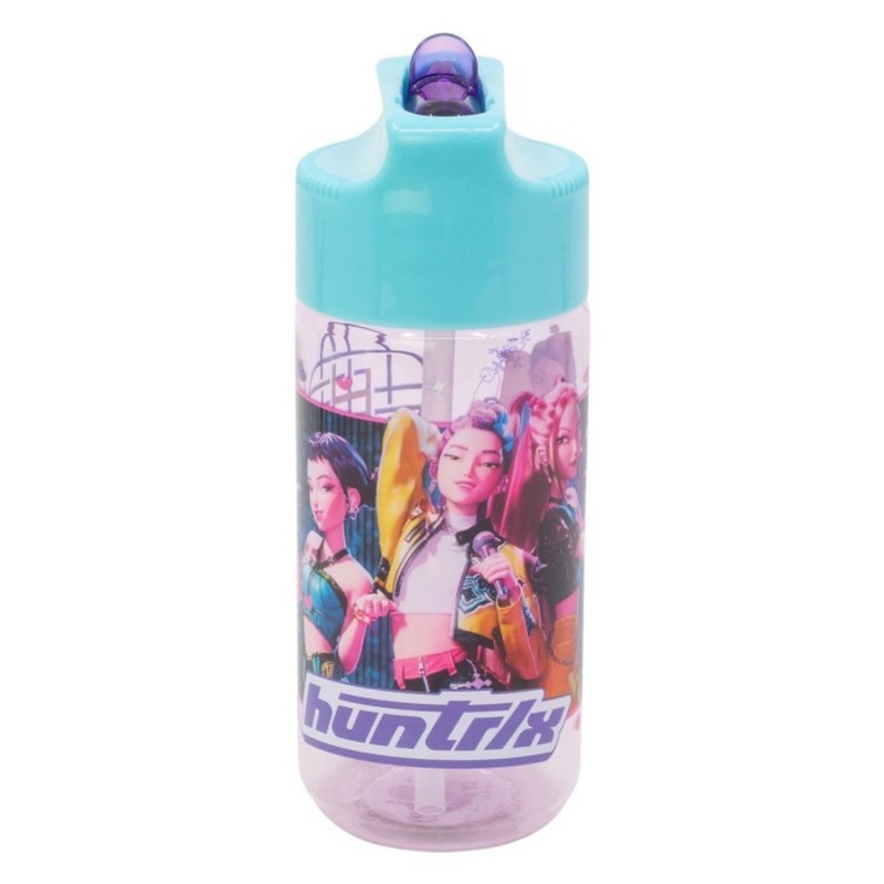 Fľaša na vodu KPop Demon Hunters 430 ml Huntrix s náustkom bez BPA