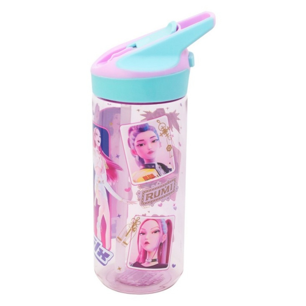 Fľaša na vodu so slamkou KPop Demon Hunters 620 ml Huntrix bez BPA