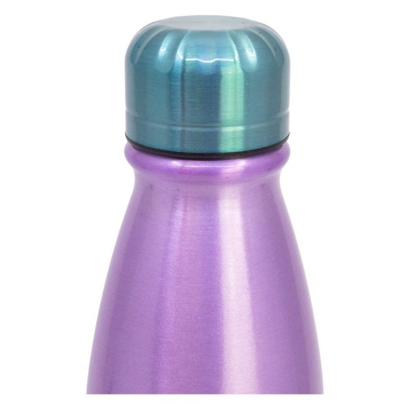 Hliníková fľaša na vodu KPop Demon Hunters 600 ml fialová Huntrix