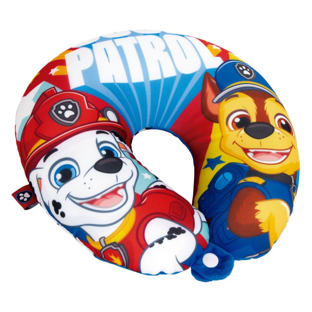Detský cestovný vankúš na krk Paw Patrol s mikroguličkami