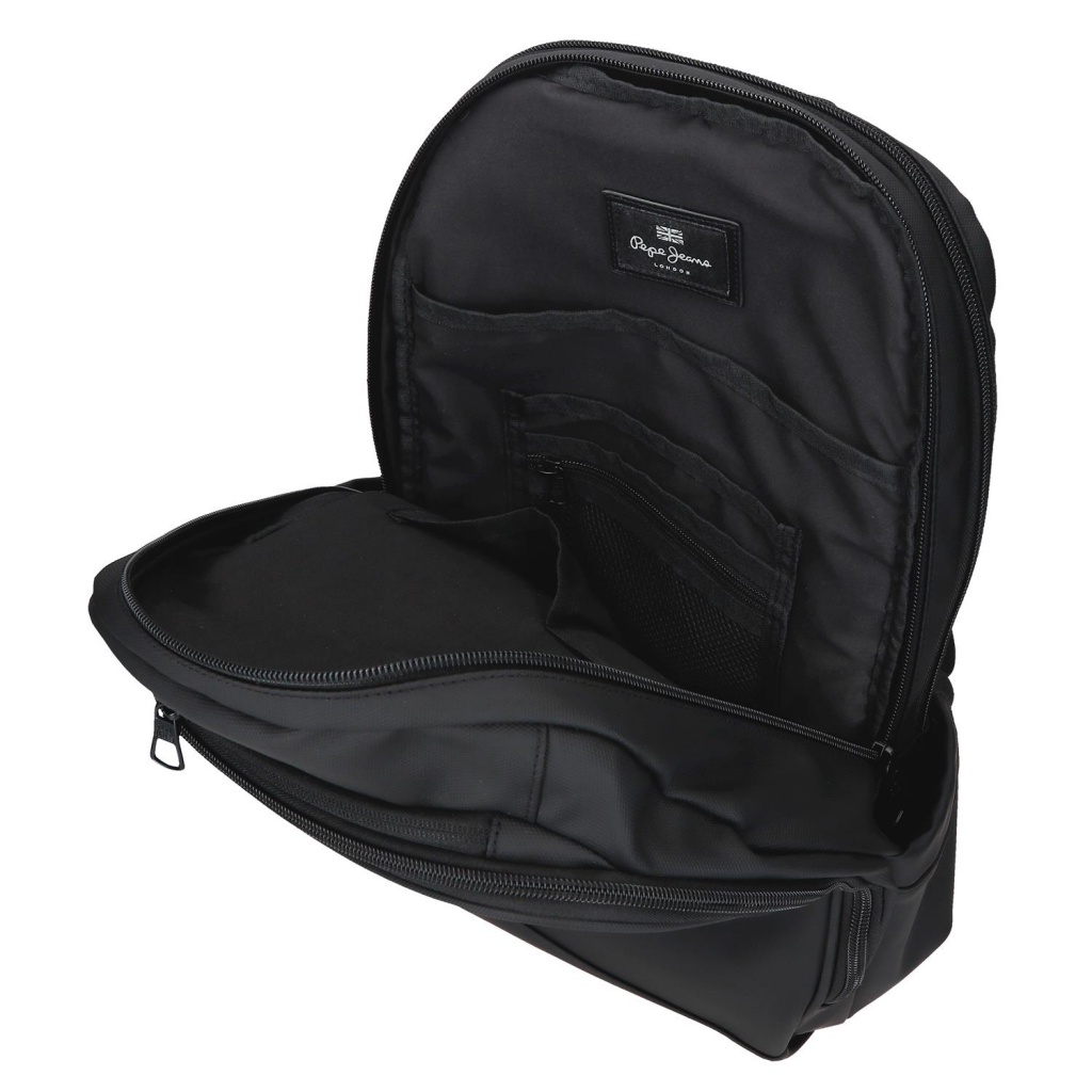 Batoh na notebook 13,3" Pepe Jeans Dudley čierny 37 cm do práce