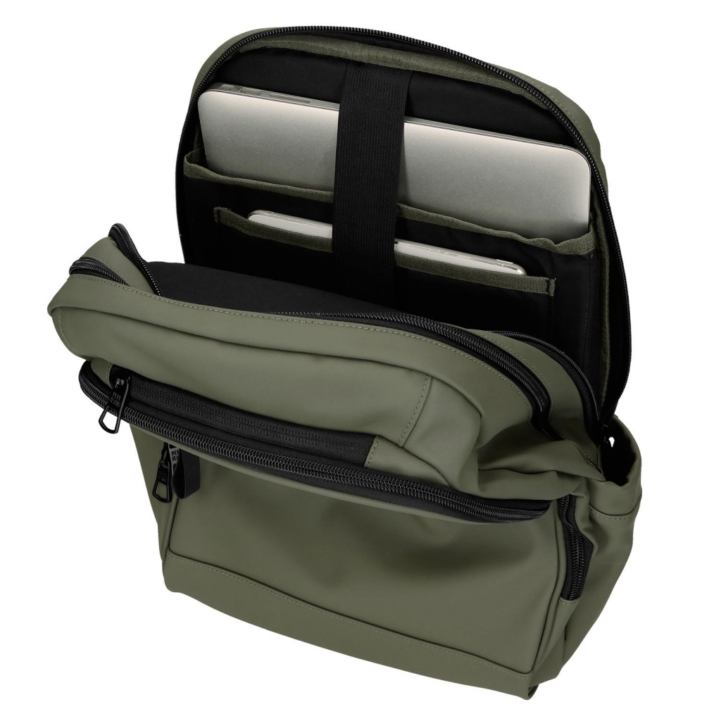 Batoh na notebook 13,3" Pepe Jeans Dudley zelený 37 cm do práce