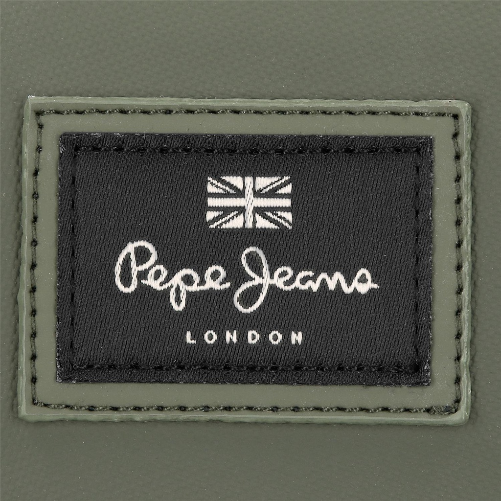 Batoh na notebook 13,3" Pepe Jeans Dudley zelený 37 cm do práce