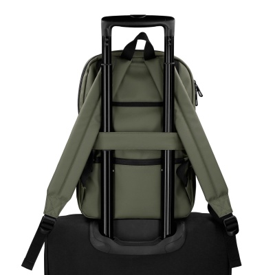 Batoh na notebook 13,3" Pepe Jeans Dudley zelený 37 cm do práce