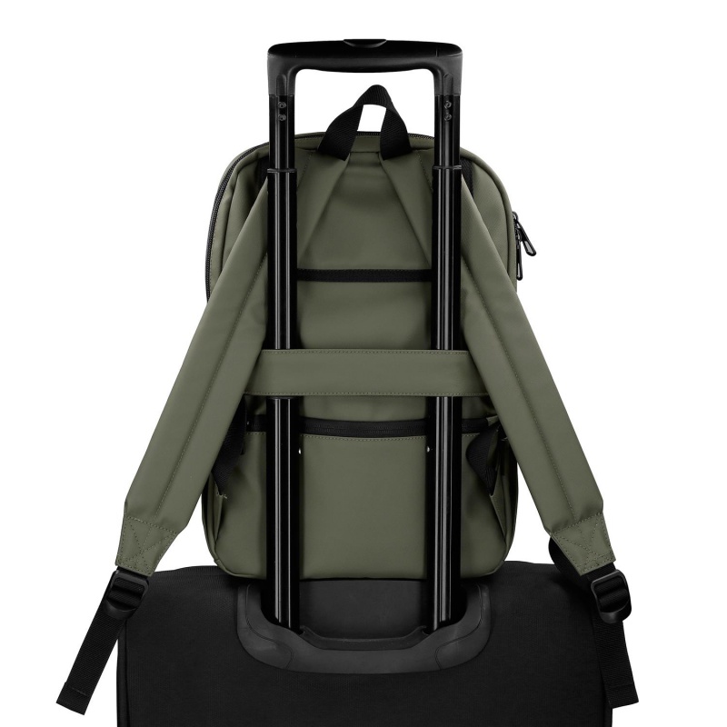 Batoh na notebook 13,3" Pepe Jeans Dudley zelený 37 cm do práce