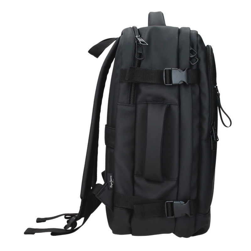 Cestovní batoh do letadla Pepe Jeans Dudley černý 24 l notebook 15,6"