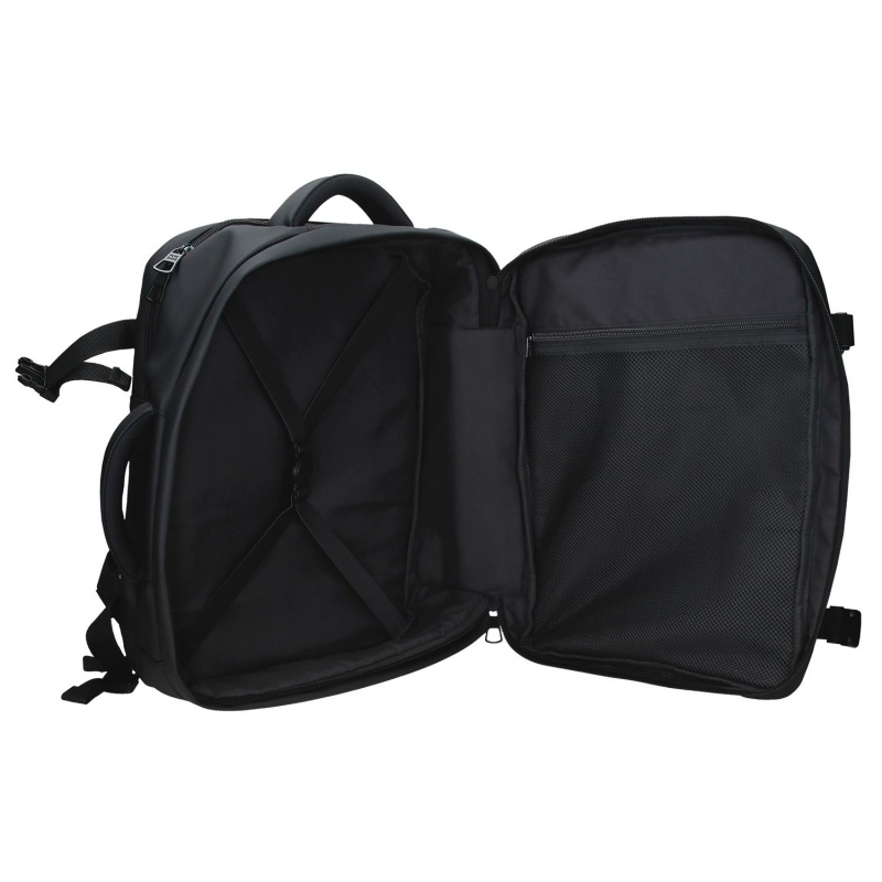 Cestovný batoh do lietadla Pepe Jeans Dudley čierny 24 l notebook 15,6"