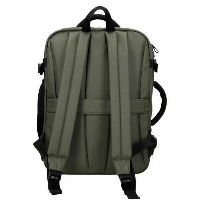 Cestovný batoh do lietadla Pepe Jeans Dudley zelený 24 l notebook 15,6"