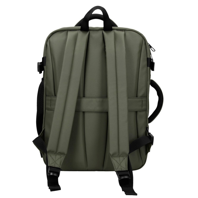 Cestovný batoh do lietadla Pepe Jeans Dudley zelený 24 l notebook 15,6"