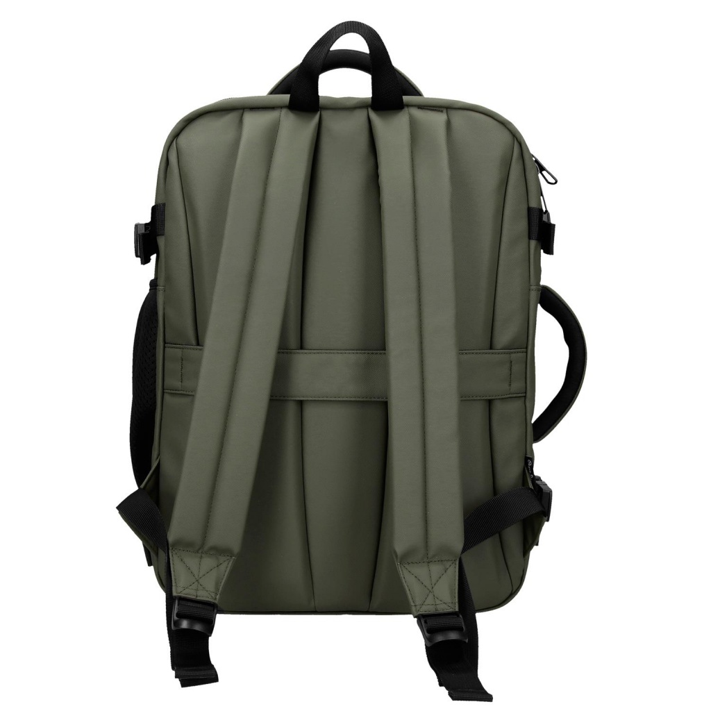 Cestovný batoh do lietadla Pepe Jeans Dudley zelený 24 l notebook 15,6"