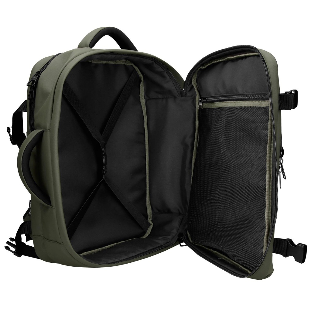 Cestovní batoh do letadla Pepe Jeans Dudley zelený 24 l notebook 15,6"