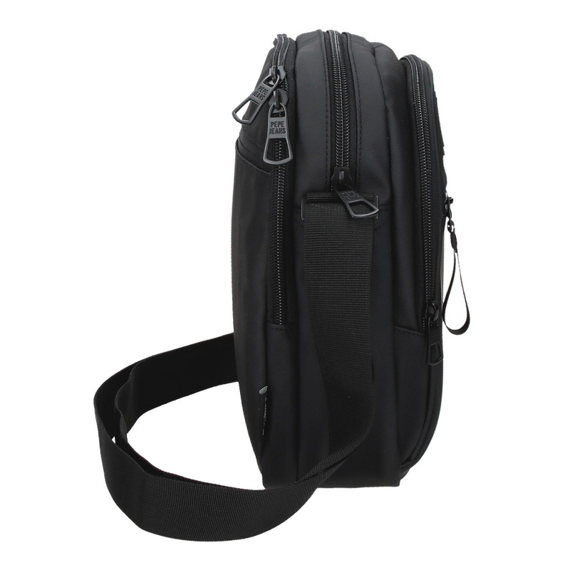 Pánska crossbody taška na tablet 12" Pepe Jeans Dudley čierna