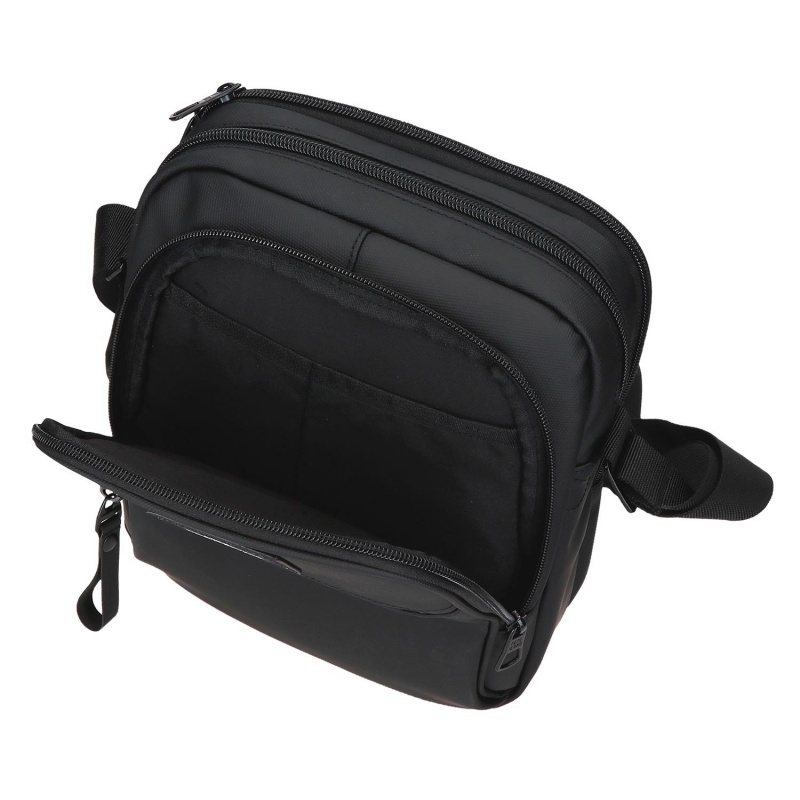 Pánská crossbody taška na tablet 12" Pepe Jeans Dudley černá