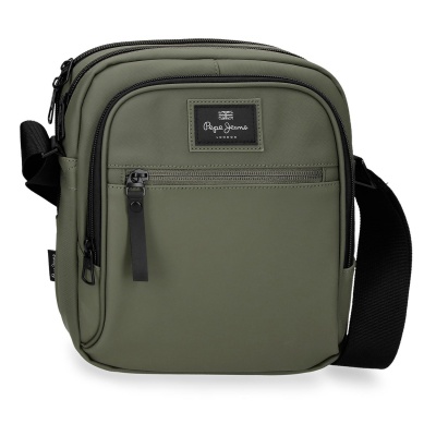 Pánska crossbody taška na tablet 12" Pepe Jeans Dudley zelená