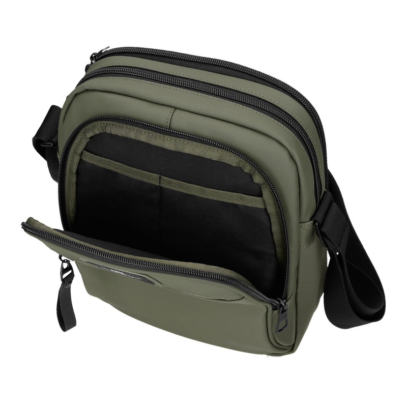 Pánska crossbody taška na tablet 12" Pepe Jeans Dudley zelená