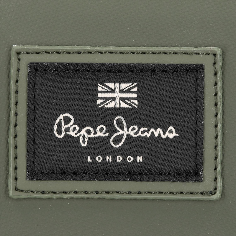 Pánska taška do ruky Pepe Jeans Dudley zelená s pútkom na zápästie