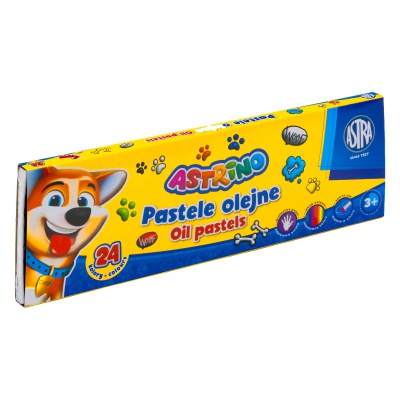 Olejové pastely Astrino 24 barev na kreslení pro děti