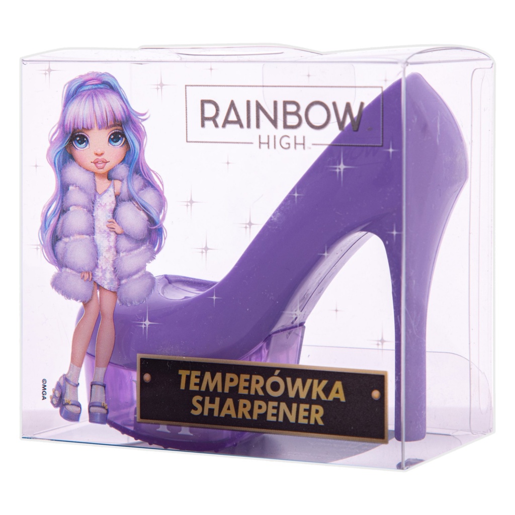 Strúhadlo v tvare topánky na podpätku Rainbow High