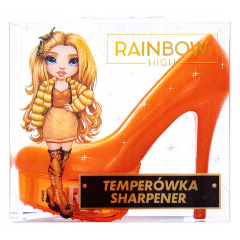 Strúhadlo v tvare topánky na podpätku Rainbow High