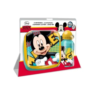 Termo taška / box na svačinu + ALU láhev 400ml MICKEY MOUSE Termo taška / box na svačinu + ALU láhev 400ml MICKEY MOUSE
