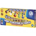 Temperové farby v tube Astra 12x30ml – žiarivé odtiene pre každého