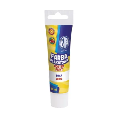 ASTRA Temperová farba v tube 30ml BIELA, 83110904 ASTRA Temperová farba v tube 30ml BIELA, 83110904