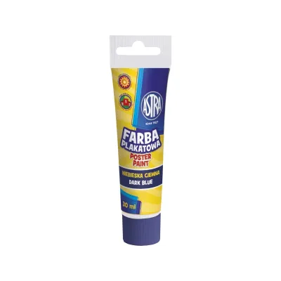 ASTRA Temperová barva v tubě 30ml TMAVOMODRÁ, 83110914 ASTRA Temperová barva v tubě 30ml TMAVOMODRÁ, 83110914