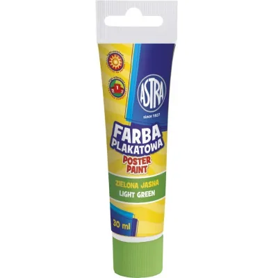 ASTRA Temperová barva v tubě 30ml SVĚTLOZELENÁ, 83110910 ASTRA Temperová barva v tubě 30ml SVĚTLOZELENÁ, 83110910