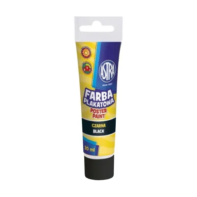 ASTRA Temperová farba v tube 30ml ČIERNA, 83110909 ASTRA Temperová farba v tube 30ml ČIERNA, 83110909
