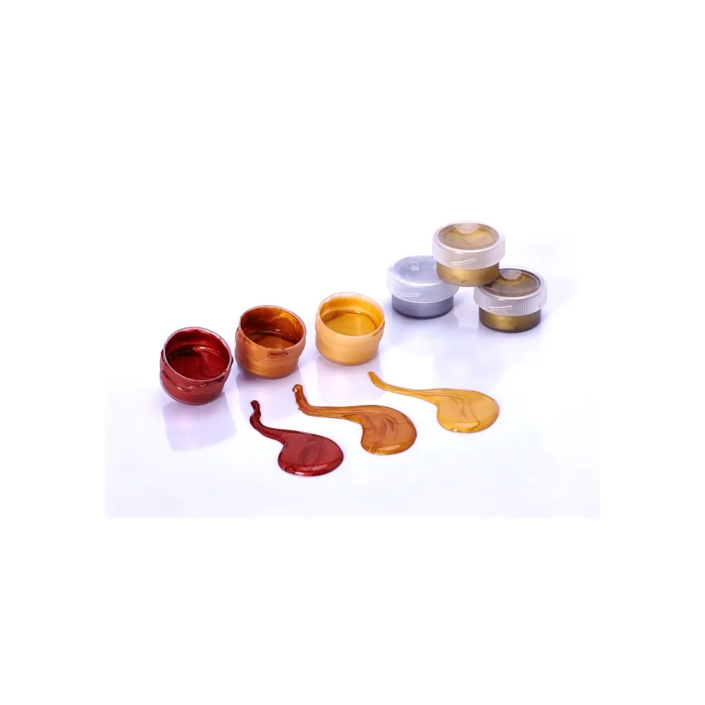 Dekoračné metalické farby Astra 6x10ml | ZdenkaTri.sk