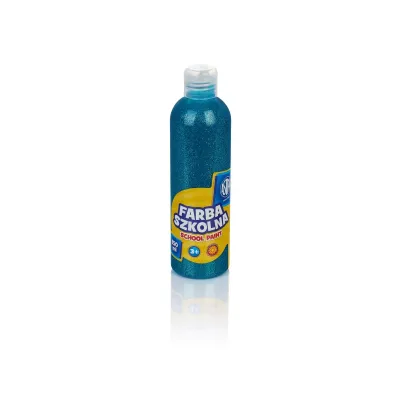 ASTRA Temperová barva posterová 250ml Tyrkysová se třpytkami, 301217040