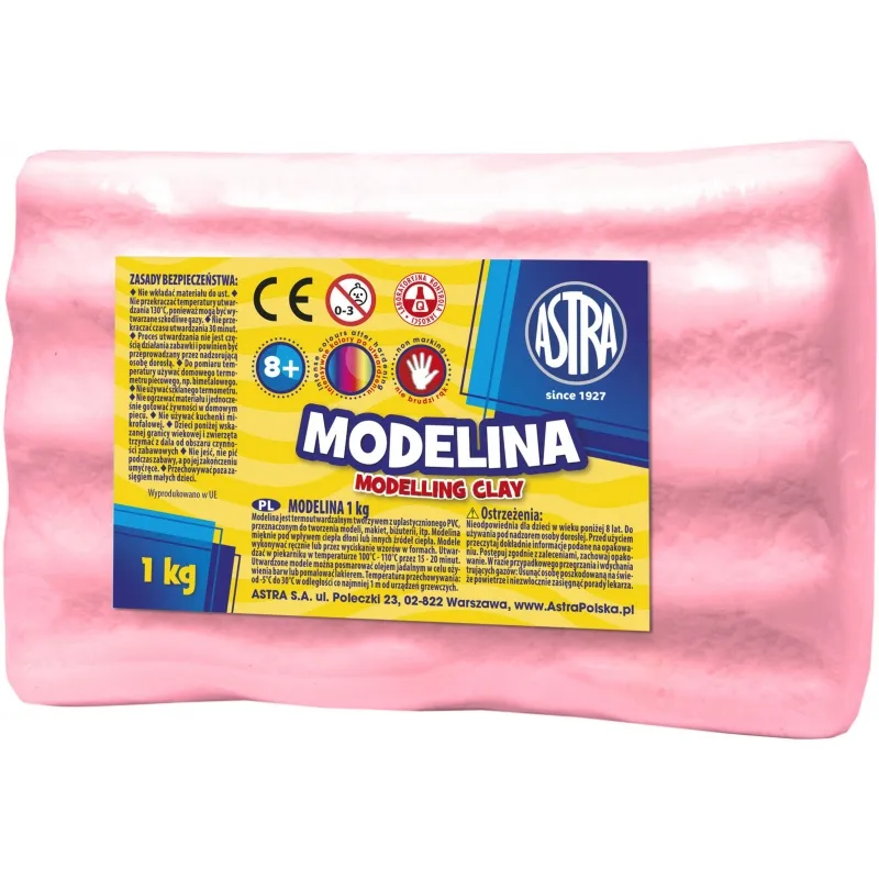 ASTRA Modelovací hmota do trouby MODELINA 1kg Malinová, 304118002