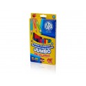 ASTRA Oboustranné trojhranné barvičky JUMBO 12ks/24barev + struhadlo, 312118001