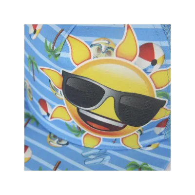 Letná šiltovka s rovným šiltom EMOJI 58cm, 2200002047 Letná šiltovka s rovným šiltom EMOJI 58cm, 2200002047