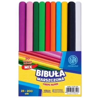 Barevný a krepový papír